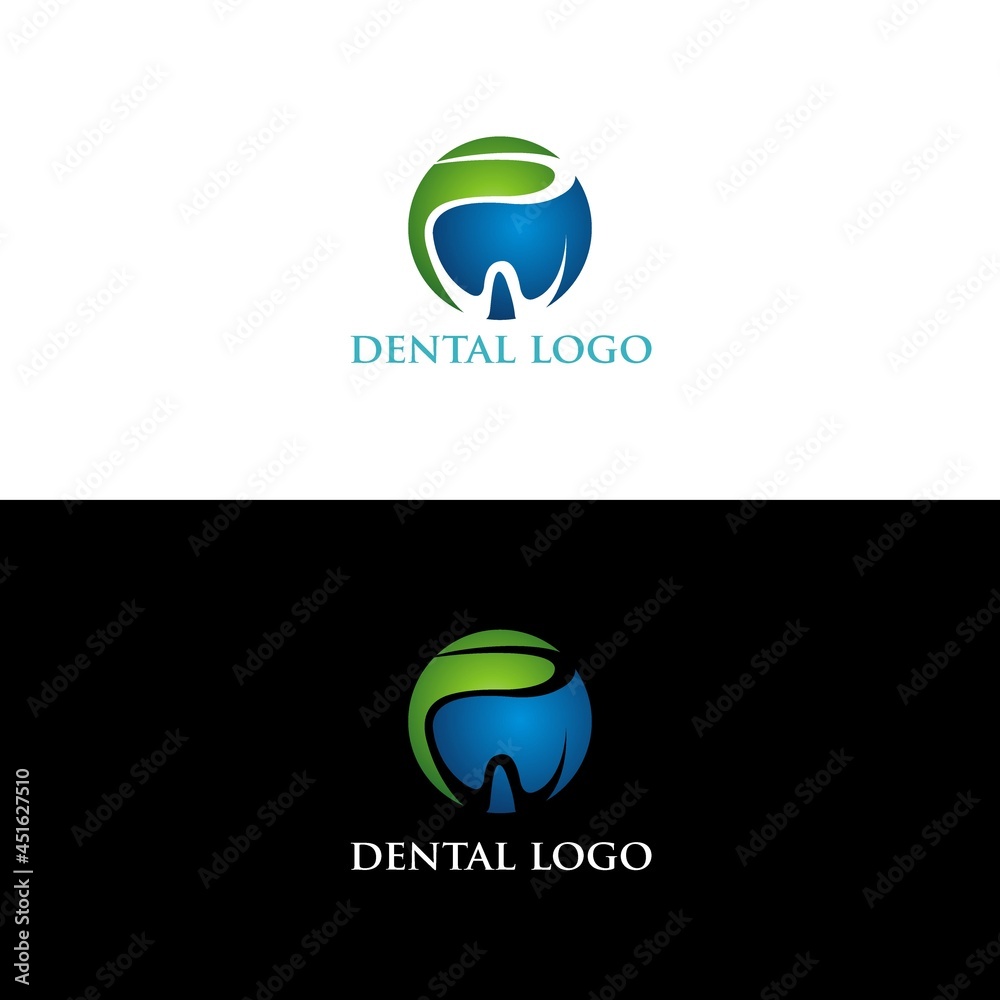 Dental template vector illustration icon logo design Dental template vector illustration icon logo design
