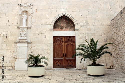 The Entrance of St Nicola Church, Sibenik photo