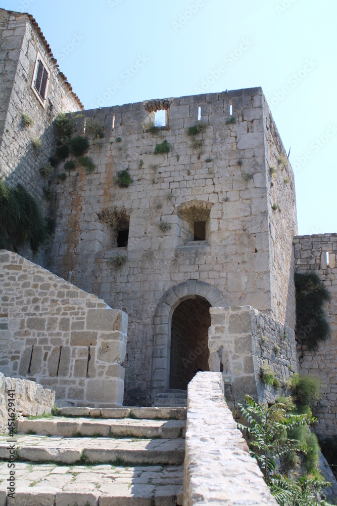 A tower in Klis Fortress, Croatia
