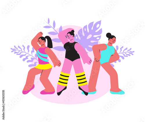 Girls Dance Contemporary Composition