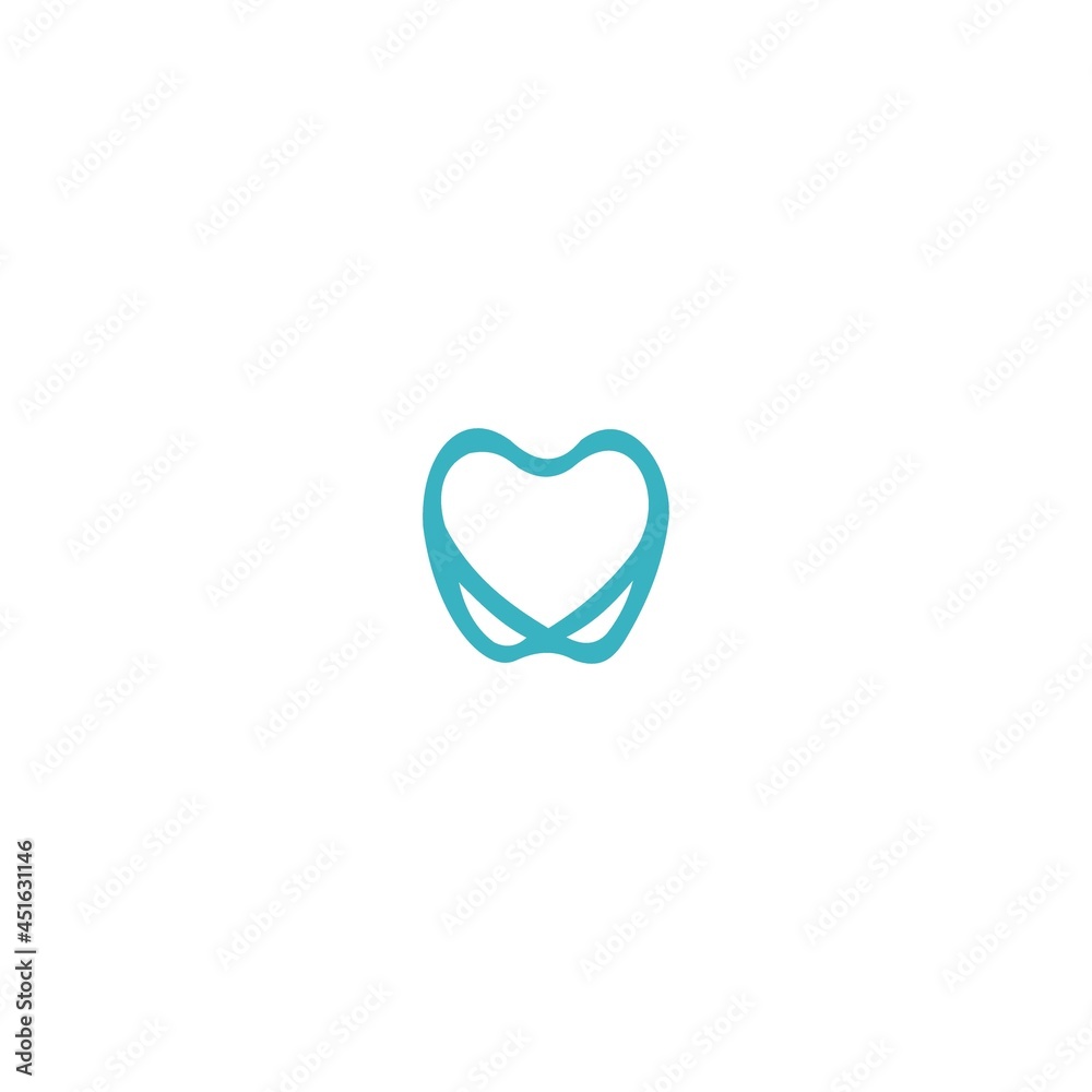 Dental template vector illustration icon logo design Dental template vector illustration icon logo design