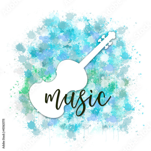 Music short quotes - jazz quotes watercolor doodles
