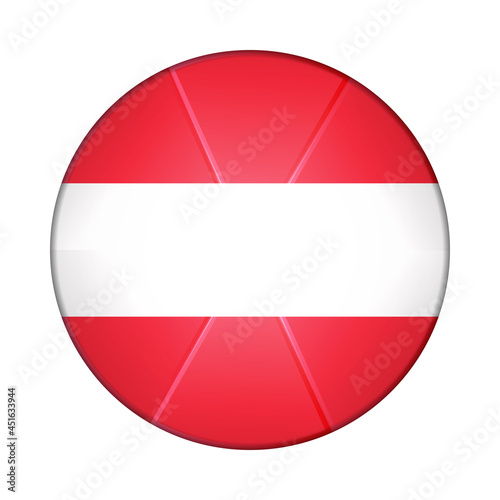 Glass light ball with flag of Austria. Round sphere, template icon. Austrian national symbol. Glossy realistic ball, 3D abstract vector illustration highlighted on a white background. Big bubble Free Download Glass light ball with flag of Austria. Round sphere, template icon. Austrian national symbol. Glossy realistic ball, 3D abstract vector illustration highlighted on a white background. Big bubble - GFXLoad