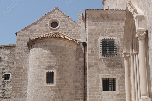 At the entrance of Rosary Church of The Dominican Monastery, Dubrovnik