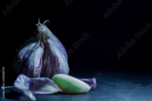 Garlic in tge dark