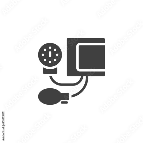Medical tonometer vector icon