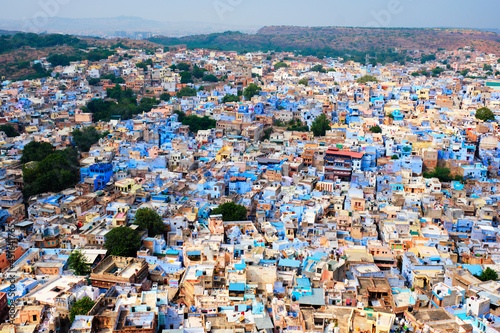 Aerial view of Jodhpur Blue City. Jodphur, Rajasthan, India © Dmitry Rukhlenko