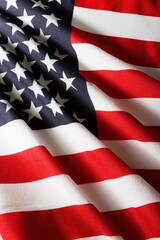 American flag.