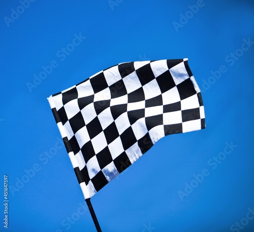 Checkered racing flag © BillionPhotos.com