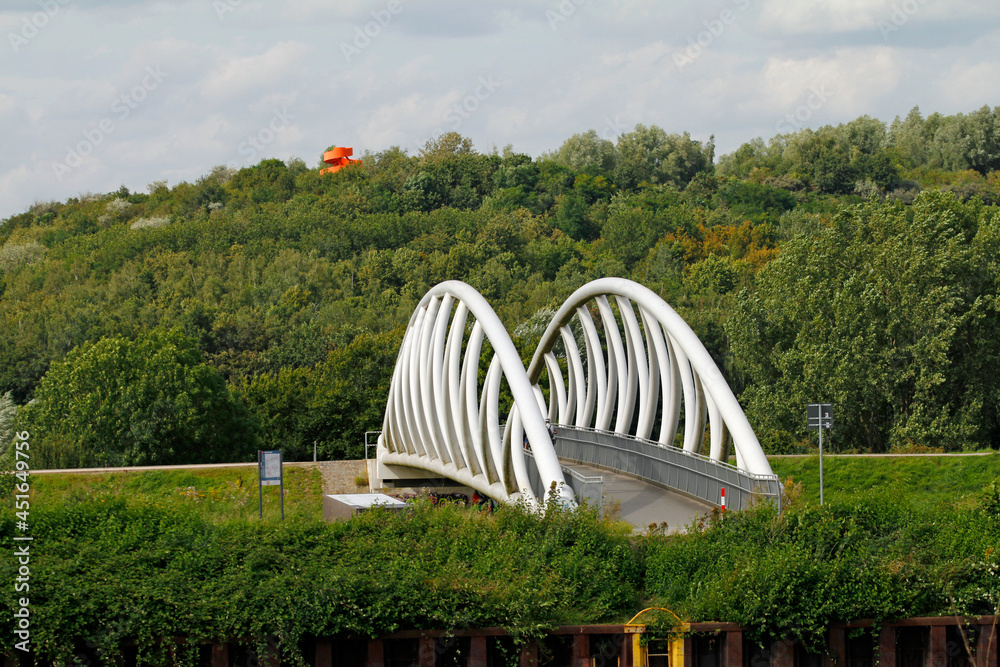 Naklejka premium bridges at the hamm marina 