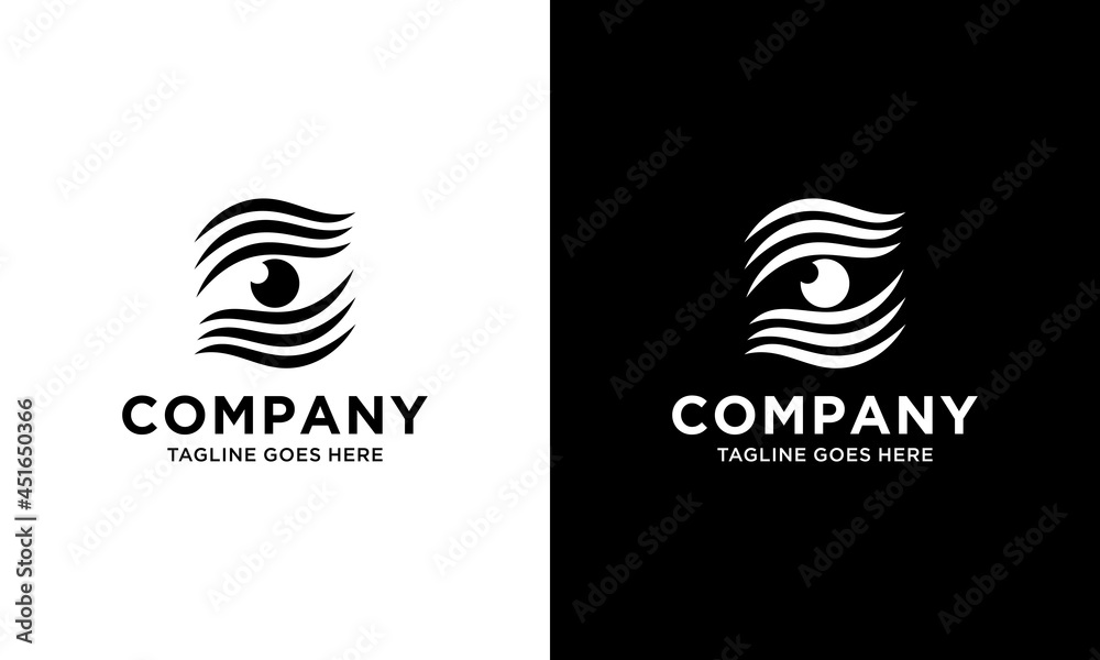 Human eye vector icon on white background Human eye vector icon on white background