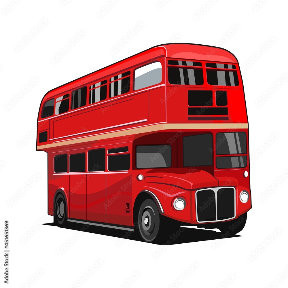 london bus design icon vector