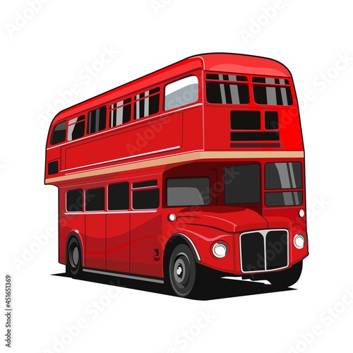 фотография london bus design icon vector