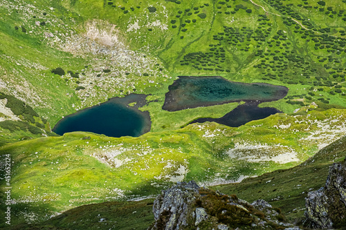 Rackova valley with mountain lakes, Western Tatras mountains, Slovakia photo