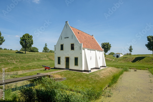 The gunpowder house on bastion II in Den Briel, Zuid-Holland province, The Netherlands photo