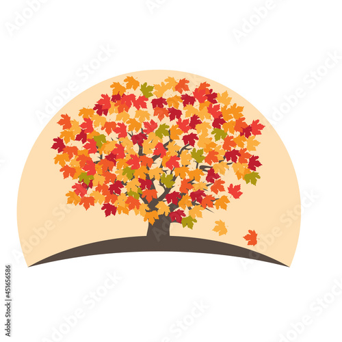autumn tree vector