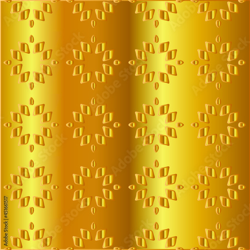 
Geometric vector pattern with yellow and white gradient. gold ornament for wallpapers and backgrounds.