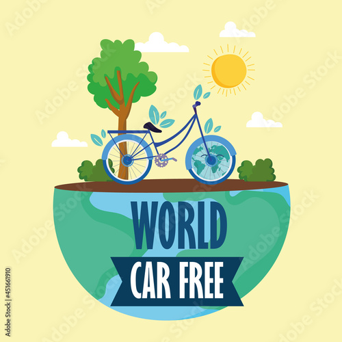 poster of world car free day