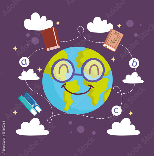 cute world and books