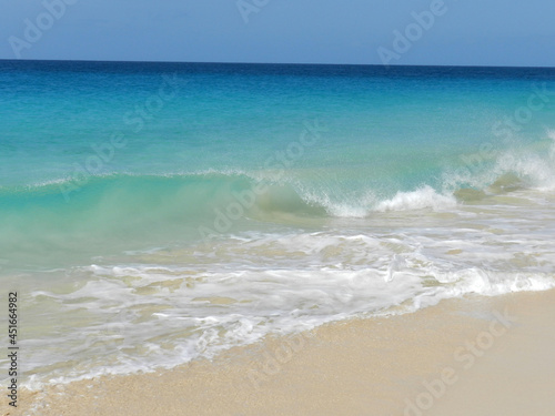 waves on the beach