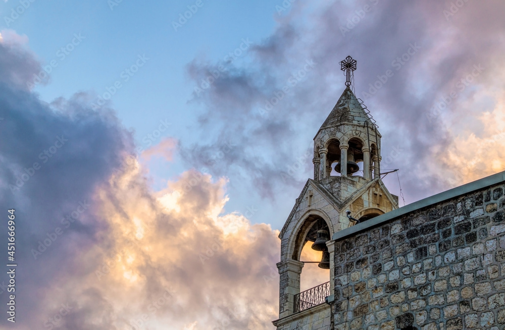 Bells of the  Church of Nativity,  Bethlehem, Palestine