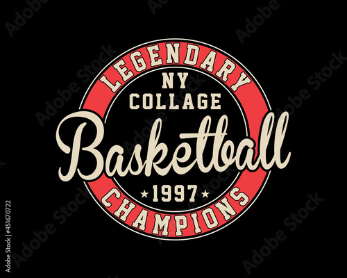 Basketball T-shirt, Collage championship t-shirt, Legendary, illustration, Graphics and more