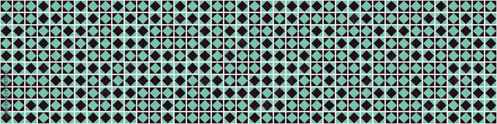 Abstract Geometric Pattern generative computational art illustration