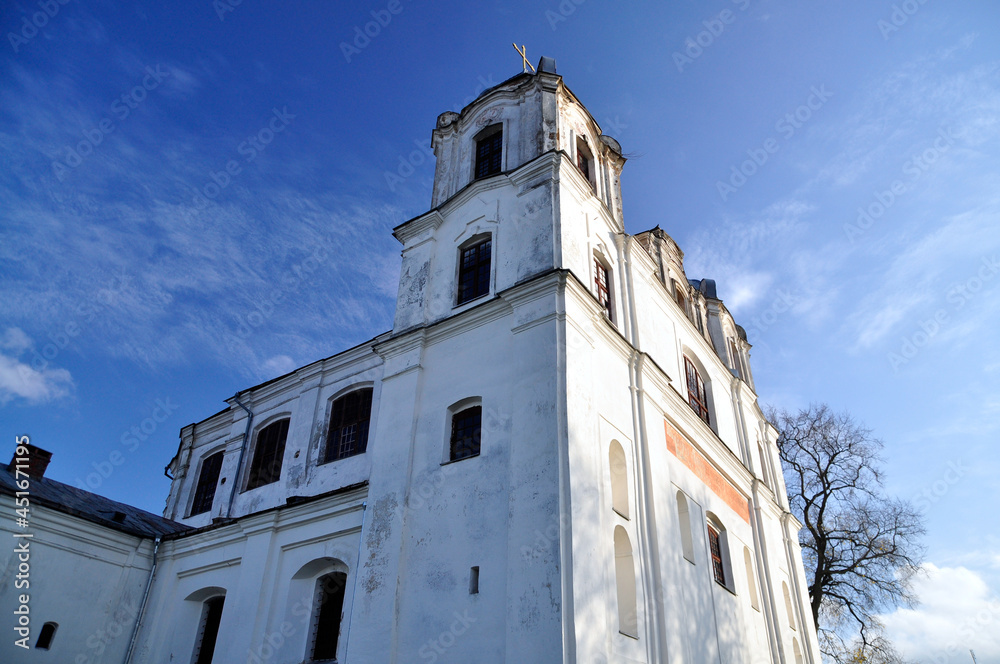 View on old Catholic Church in Belarus 