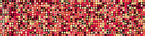 Abstract Geometric Pattern generative computational art illustration