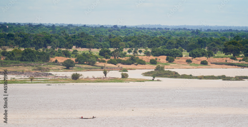River Niger, Mali, Africa - obrazy, fototapety, plakaty 