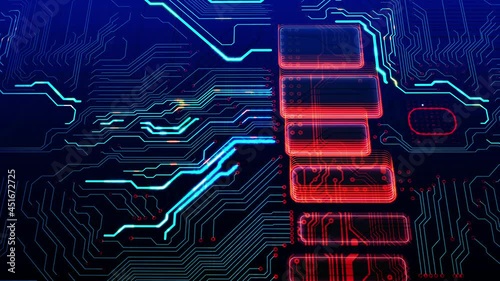 Technology background/Technology background of the abstract computer motherboard, can be used in the description of technological processes, science.
