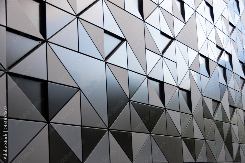 abstract geometric fasade building wall