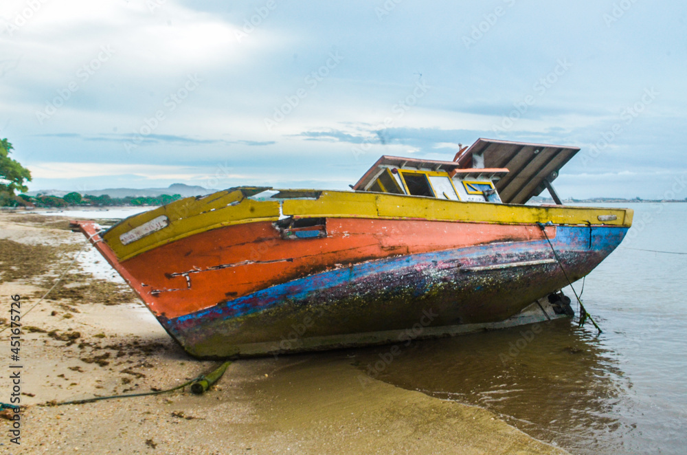 boat on the beach