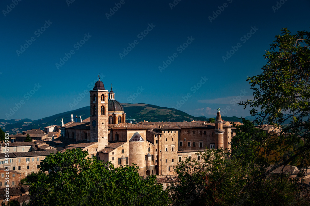 Renaissance church in Urbino Italy