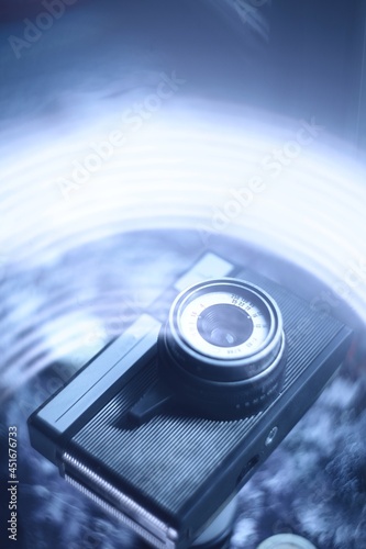 Retro camera. Film camera