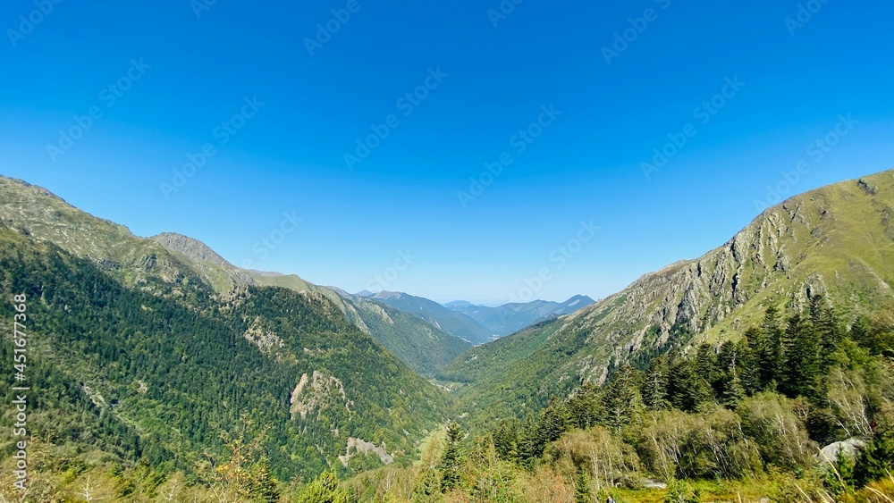 mountain valley of pyrenees france mountain valley of pyrenees france