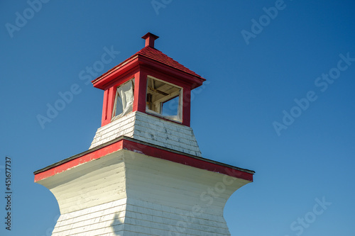 The Anderson Hollow Lighthouse on the Canadian Coast in early morning light