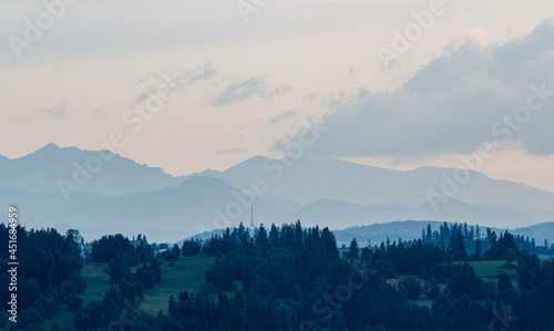 View at the Tatra Mountains	
