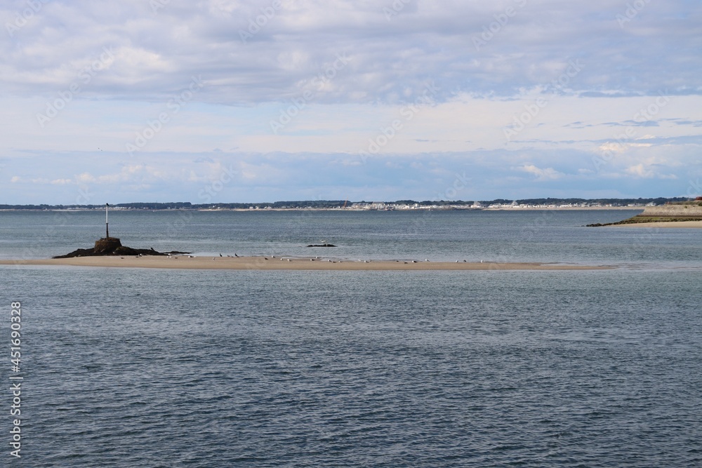 boat on the sea in Le Croisic 