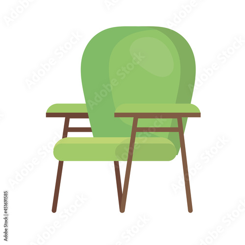 sofa green comfortable