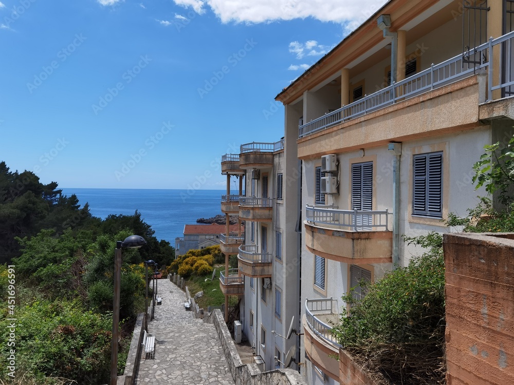 Fototapeta premium sunny summer day in montenegro