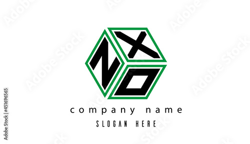 NXO polygon creative latter logo