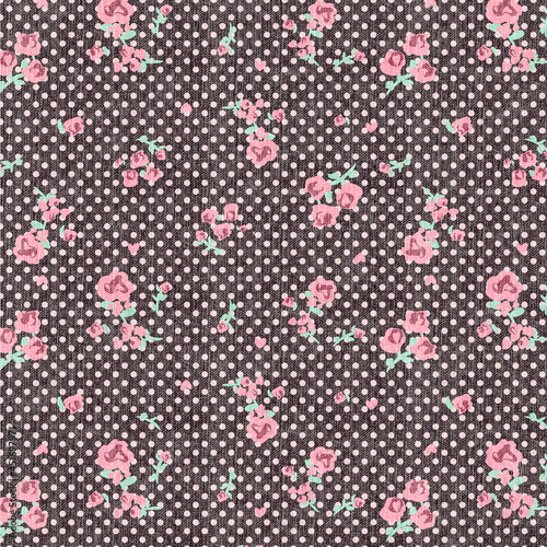 Floral seamless background for textile or book covers, manufacturing, wallpapers, print, gift wrap and scrapbooking.