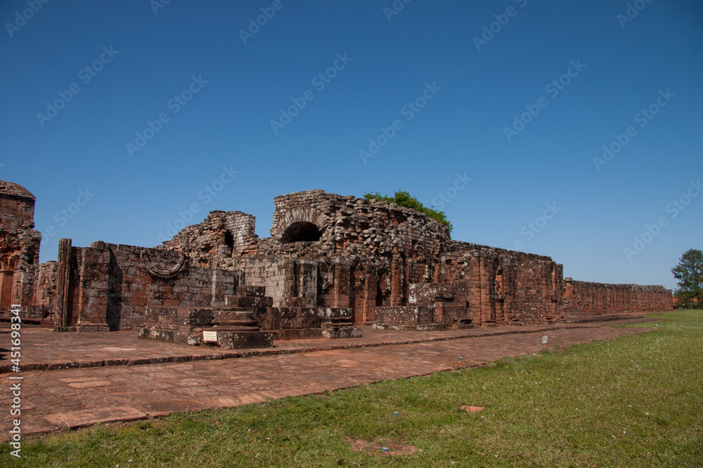 Jesuit Ruins in Trinidad, Paraguay, Historical Site of Encarnacion