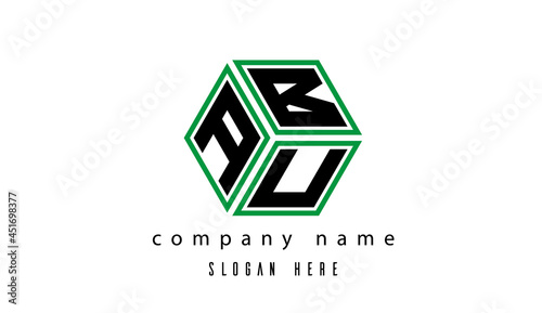 ABU polygon creative  letter logo