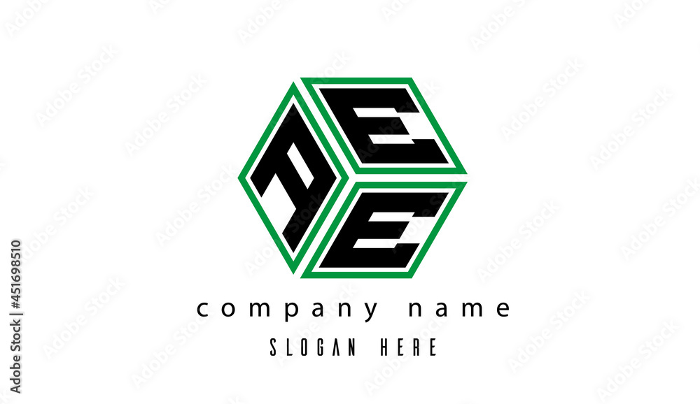 AEE polygon creative letter logo AEE polygon creative letter logo