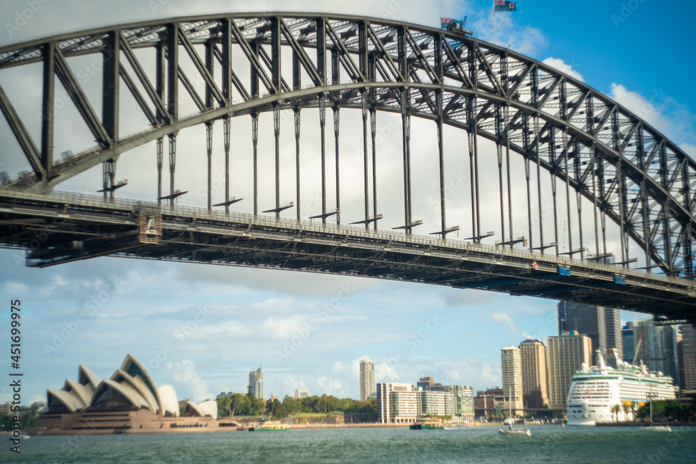 オーストラリアのシドニーにある観光名所を観光している風景 Scenes of sightseeing in Sydney, Australia.