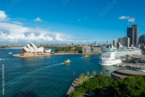 オーストラリアのシドニーにある観光名所を観光している風景 Scenes of sightseeing in Sydney, Australia.