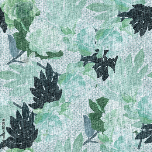 Floral seamless background for textile or book covers, manufacturing, wallpapers, print, gift wrap and scrapbooking.