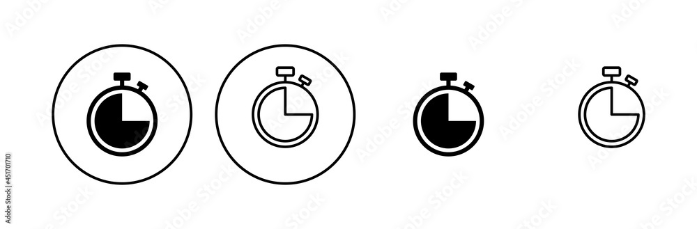 Clock icon set. Time icon vector. watch icon symbol Clock icon set. Time icon vector. watch icon symbol